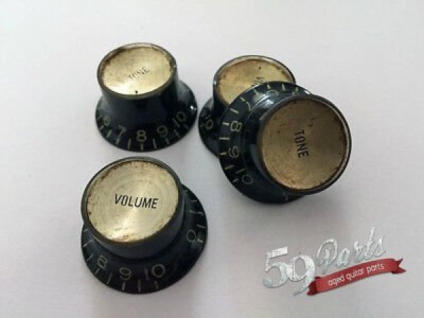画像4: 59PARTS / Gibson Top Hat Reflector Knobs/ノブ/ビンテージパーツ/全国一律送料無料 (4)