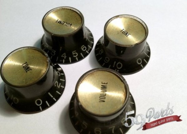 画像3: 59PARTS / Gibson Top Hat Reflector Knobs/ノブ/ビンテージパーツ/全国一律送料無料 (3)