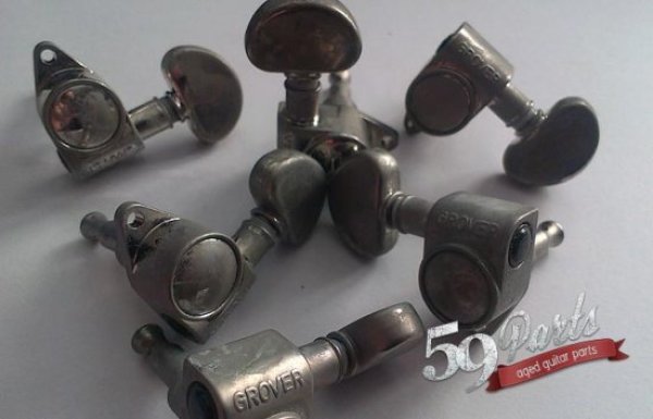 画像3: 59 PARTS/AGED RELIC GROVER ROTOMATIC TUNERS FOR GIBSON HISTORIC LES PAUL 3L/3R/全国一律送料無料 (3)