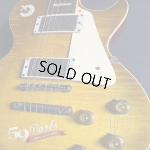 画像4: 59PARTS/HISTORIC CREAM GIBSON LES PAUL PICKGUARD WITH BRACKET POST 2008 HAND AGED BURST/全国一律送料無料 (4)