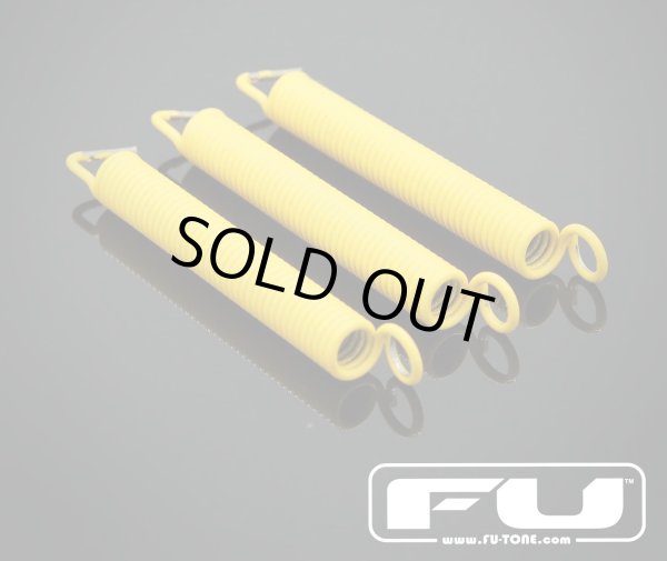 画像1: FU-Tone Silent Springs Light Duty YELLOW 3本/エフユートーン/ノイズレススプリング/フロイドローズ・アップグレード/全国一律送料無料 (1)