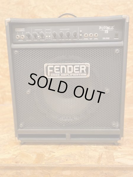 画像1: Fender Rumble 75 75W 1x12 Bass Combo Amp Black/フェンダー ベースアンプ/全国一律送料無料 (1)