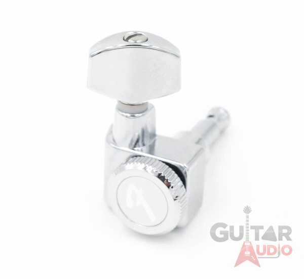 画像5: Genuine Fender CHROME LOCKING Tuners 6-InLine 2-pin Strat/純正 フェンダー クローム ロッキングチューナー/全国一律送料無料 (5)