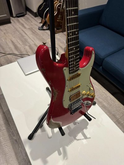 画像1: Fender Custom Shop Alley Cat Stratocaster Heavy Relic HSS Floyd Rose Rosewood Board Torino Red/新品/全国一律送料無料！