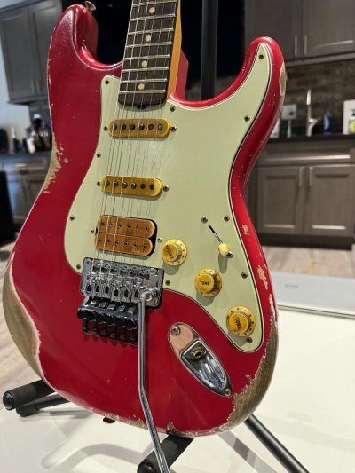 画像3: Fender Custom Shop Alley Cat Stratocaster Heavy Relic HSS Floyd Rose Rosewood Board Torino Red/新品/全国一律送料無料！