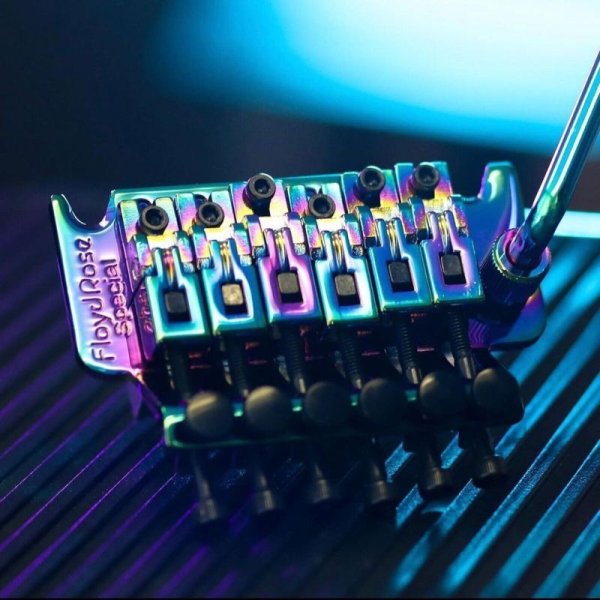 画像4: Floyd Rose FRTS1100R2 Special Series Tremolo System with R2 Nut, Burnt Chrome/サスティーンブロック37mm/フロイドローズスペシャル/R2Nat/全国一律送料無料! (4)