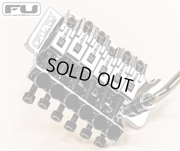 画像2: FU-Tone Titanium Saddle Insert Set (6 String)  Black/チタンインサートブロック/フロイドローズ/全国一律送料無料 (2)