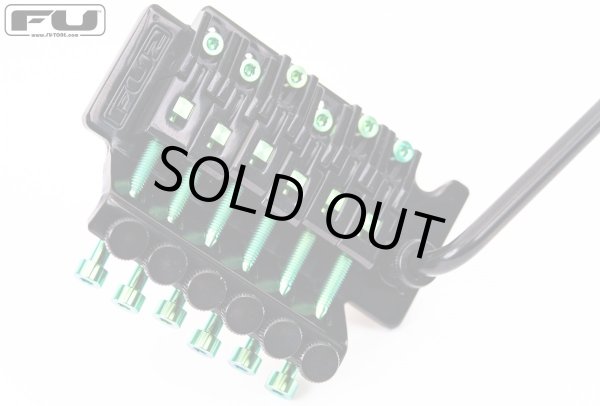 画像3: FU-Tone Titanium Saddle Insert Set (6 String) Green/チタンインサートブロック/フロイドローズ/全国一律送料無料 (3)