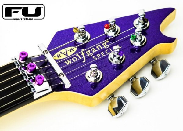 画像2: FU-Tone Titanium Nut Clamping Screw Set (3) – Purple/フロイドローズ/チタン製ナットキャップマウントスクリュー/トレモロパーツ/全国一律送料無料 (2)