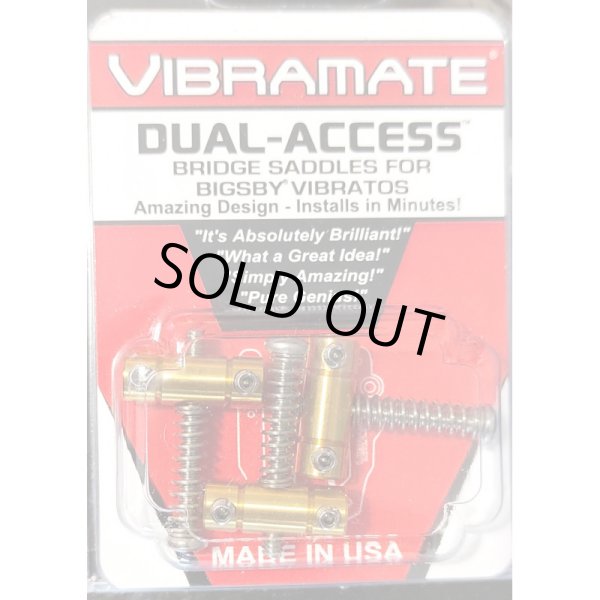 画像1: FU-Tone Vibramate Telecaster Bridge Saddles/サドルセット/ビグスビービブラート/全国一律送料無料 (1)