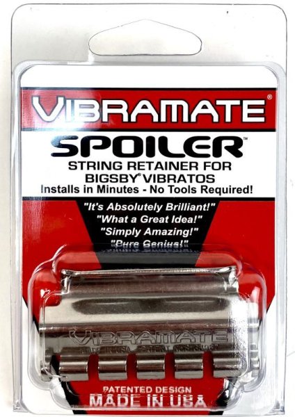 画像3: FU-Tone Vibramate String Spoiler Chrome/ストリングリテイナー/スポイラー/ビグスビー ヴィブラート用 /全国一律送料無料 (3)