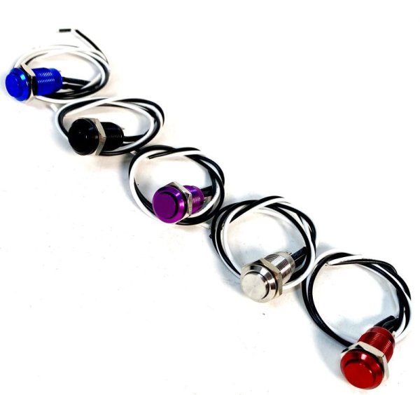 画像4: FU-Tone Tesi IDO Super M 10MM Metal Momentary Push Button Guitar Kill Switch Chrome/キルスイッチ/全国一律送料無料 (4)