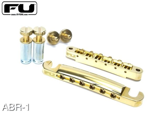 画像3: FU-Tone Stop Tail & Tune-O-Matic BRASS Bridge Set – Natural Brass/ストップテール/ブラスブリッジ/全国一律送料無料 (3)