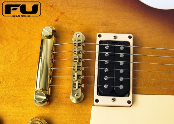 画像5: FU-Tone Stop Tail & Tune-O-Matic BRASS Bridge Set – Natural Brass/ストップテール/ブラスブリッジ/全国一律送料無料 (5)