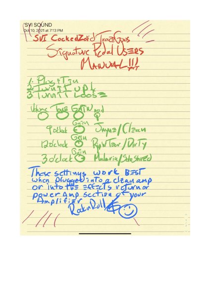 画像3: Tracii Guns Distortion CockedZoid/ディストーション・プリアンプ/全国一律送料無料 (3)