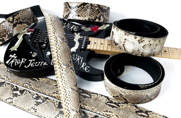 画像3: Fairfield Guitar Co. Genuine Python Guitar Straps – Made in the USA/パイソン ギター ストラップ/全国一律送料無料 (3)