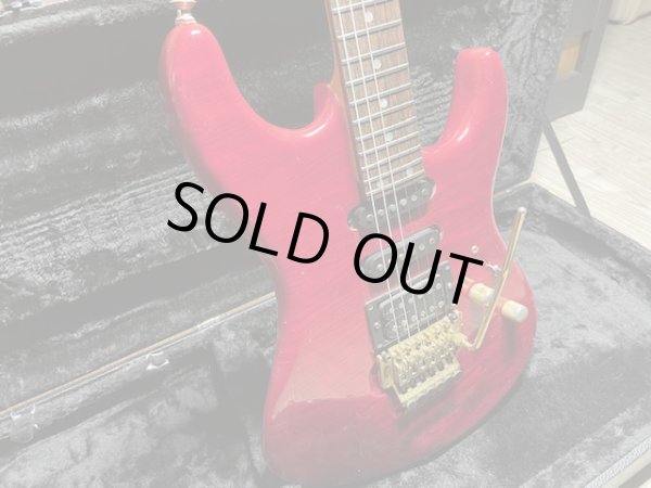 画像2: Valley Arts Custom Pro USA/''92 Maple 1 Piace - Cherry Finish QUILT/ヴァレー・アーツ/美品/全国一律送料無料 (2)