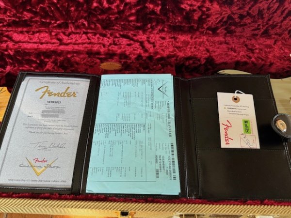 画像7: Fender Custom Shop Limited Edition '54 Stratocaster Black / Gold Hard Ware/新品全国一律送料無料 (7)