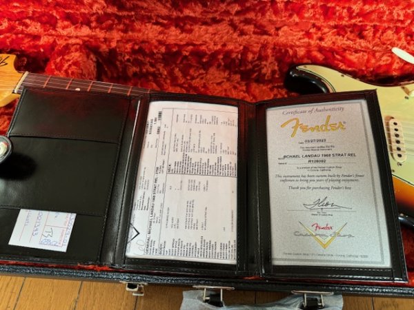 画像7: Fender Custom Shop Michael Landau Signature 1968 Relic Stratocaster - Handwound PU's / Bleached 3-Color Sunburst/新品全国一律送料無料 (7)