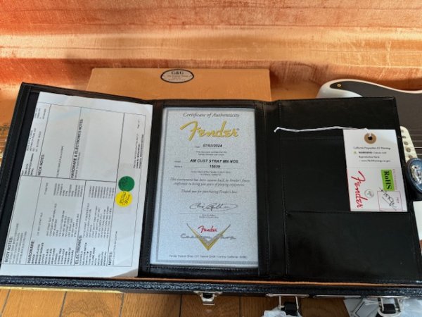 画像7: Fender Custom Shop American Custom Stratocaster NOS - Handwound PU's / Aged White Blonde/新品全国一律送料無料 (7)