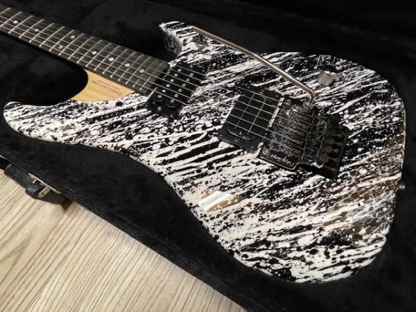 画像11: Washburn USA Custom Shop N4 Nuno Bettencourt Black/White Splatter/ ウァッシュバーン/新品/全国一律送料無料 (11)