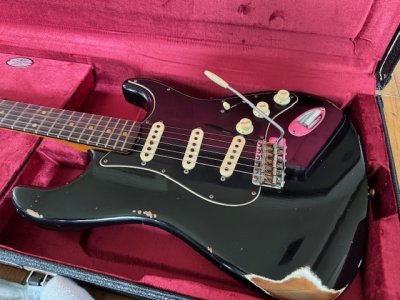 画像1: Fender Custom Shop LTD 1960 Dual-Mag Stratocaster - Handwound PU's / Aged Black/新品全国一律送料無料