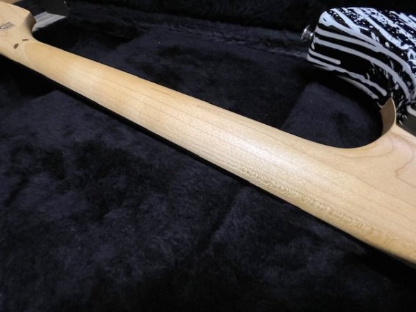 画像18: Washburn USA Custom Shop N4 Nuno Bettencourt Black/White Splatter/ ウァッシュバーン/新品/全国一律送料無料 (18)