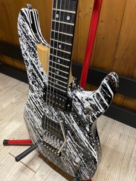 画像6: Washburn USA Custom Shop N4 Nuno Bettencourt Black/White Splatter/ ウァッシュバーン/新品/全国一律送料無料 (6)
