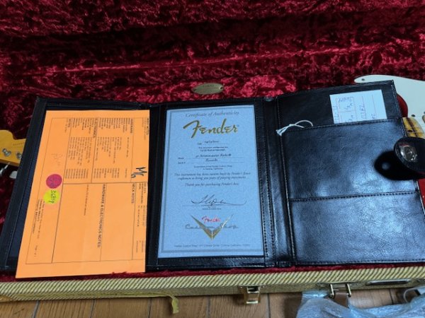 画像7: Fender Custom Shop '57 Stratocaster Heavy Relic - Handwound PU's / Candy Apple RED/新品全国一律送料無料 (7)