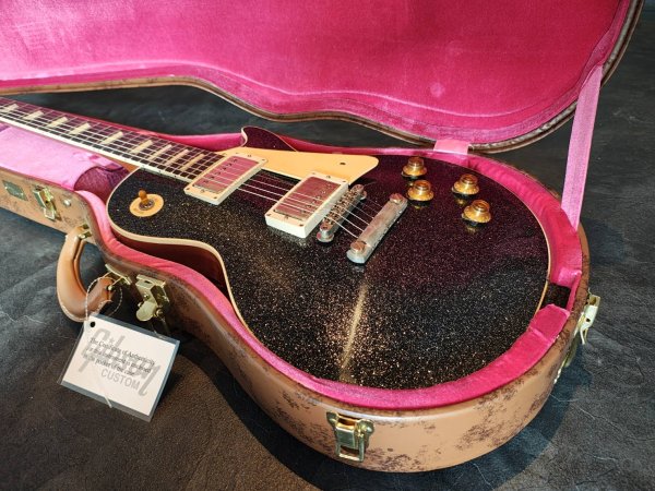 画像3: Gibson Custom Shop Murphy Lab '57 Les Paul Sparkle Black Ultra Light Aged/新品/全国一律送料無料 (3)