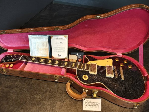 画像10: Gibson Custom Shop Murphy Lab '57 Les Paul Sparkle Black Ultra Light Aged/新品/全国一律送料無料 (10)