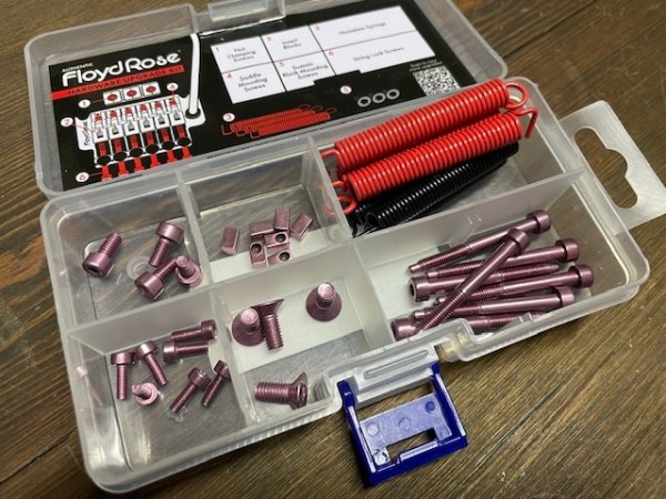 画像3: Floyd Rose Color Stainless Steel Hardware Upgrade Kit Pink/フロイドローズ/アップデートキット/トレモロシステム/送料無料！ (3)