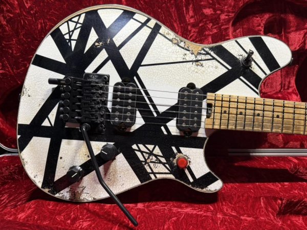画像1: EVH Custom Shop Wolfgang Special Edition Relic Black and White Stripes (1)
