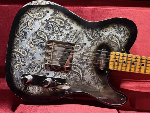 画像1: Fender Custom Shop Fender Custom Shop '68 Telecaster Limited / Black Paisley / Relic (1)