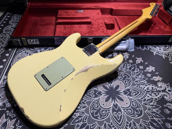 画像5: Fender Custom Shop Fender Custom Shop Custom Deluxe S-1 Stratocaster S-S-H Relic / Aged Vintage White  (5)
