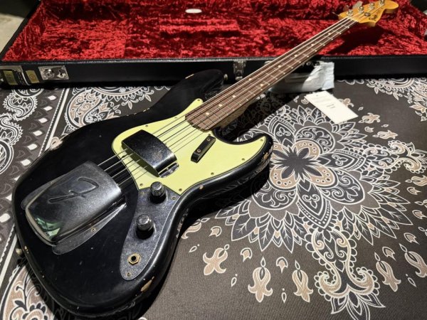 画像2: Fender Custom Shop 1960 Jazz Bass RW Relic / Black (2)