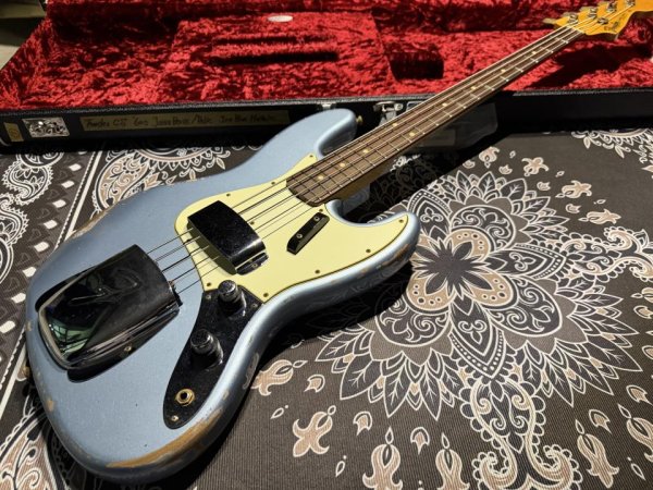 画像2: Fender Custom Shop Fender Custom Shop '60 Jazz Bass Relic / Ice Blue Metallic (2)