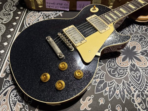 画像3: Gibson Gibson Custom Shop '57 Les Paul Standard Reissue / Murphy Lab Ultra Light Aged / Black Sparkle (3)