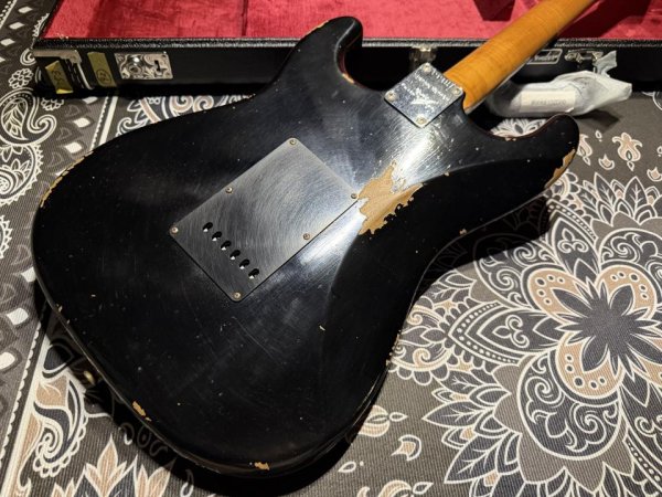 画像6: Fender Custom Shop Fender Custom Shop LTD 1960 Dual-Mag Stratocaster / Aged Black (6)