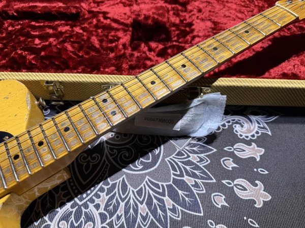 画像4: Fender Custom Shop Fender Custom Shop Limited Edition '51 BlackGuard Nocaster / Aged Blonde / Super Heavy Relic (4)