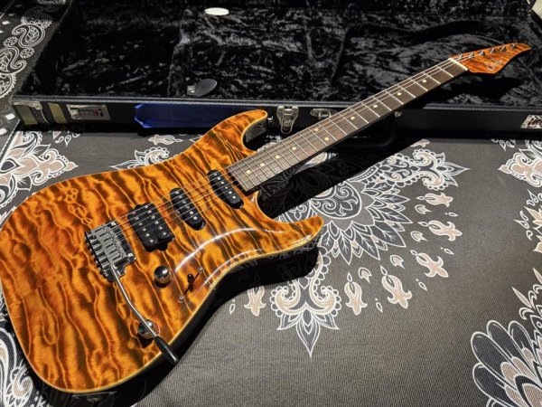 画像3: Suhr Carve Top Standard / Killer Quilt / Jacarandá (3)