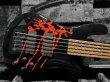 画像1: Spector LG5ALEXBKDP Legend 5 Alex Webster Solid Black Gloss with Drip Pattern (1)