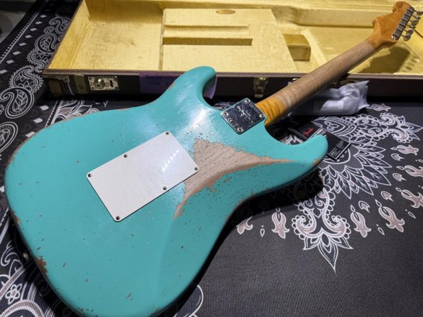画像6: Fender Custom Shop Fender Custom Shop '62 Stratocaster SSH Heavy Relic / FRT / Sea Foam Green (6)