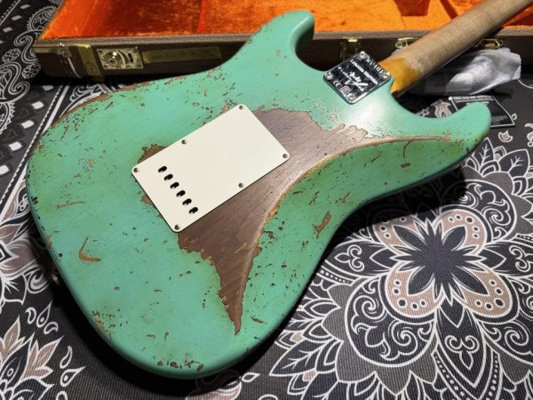 画像7: Fender Custom Shop Stratocaster '60 LTD Dual Mag II / Sea Foam Green /Super Heavy Relic (7)