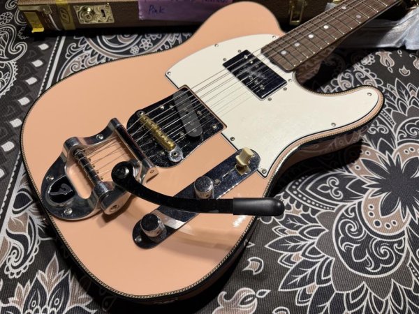 画像2: Fender Custom Shop Fender Custom Shop Limited Edition CuNiFe Telecaster Custom / Aged Shell Pink / Journeyman Relic (2)