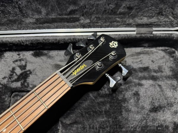 画像5: Spector LG5ALEXBKDP Legend 5 Alex Webster Solid Black Gloss with Drip Pattern (5)