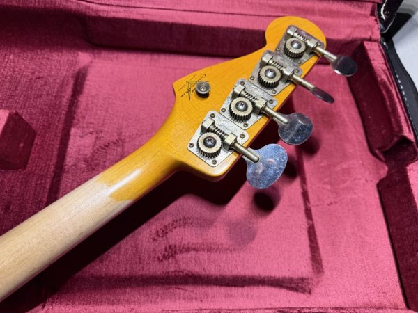画像8: Fender Custom Shop Limited Edition Custom Jazz Bass Heavy Relic / Aged Black (8)