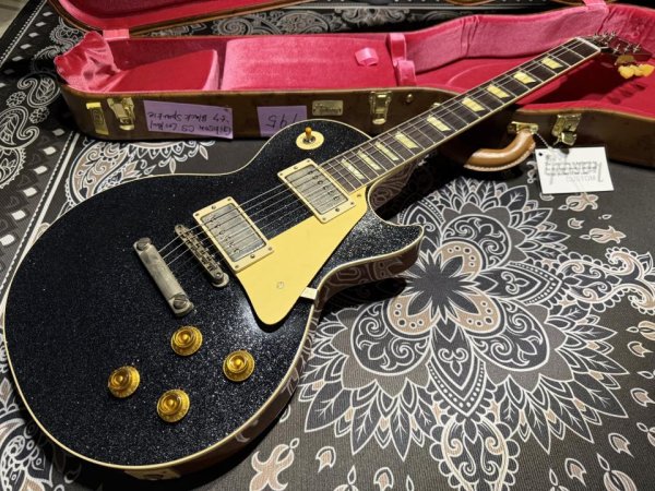 画像2: Gibson Gibson Custom Shop '57 Les Paul Standard Reissue / Murphy Lab Ultra Light Aged / Black Sparkle (2)