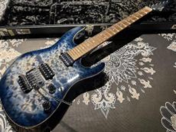 画像2: Suhr Modern Faded Trans Whale Blue Burst / FRT / Set Neck (2)