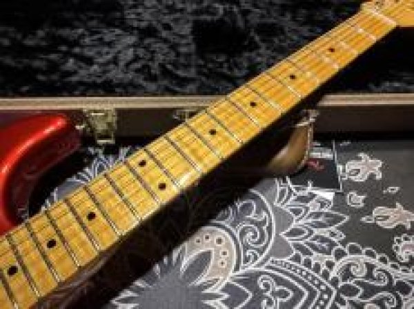 画像4: Fender Custom Shop '62 Flamethrower Stratocaster NOS / "AAAA" MAPLEFLAME / Candy Apple Red (4)